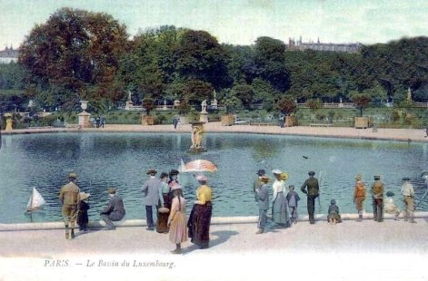 Old vintage postcard of Luxembourg