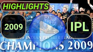 Indian Premier League 2009 Video Highlights