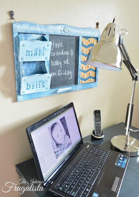 Upcycled Kitchen Command Center 