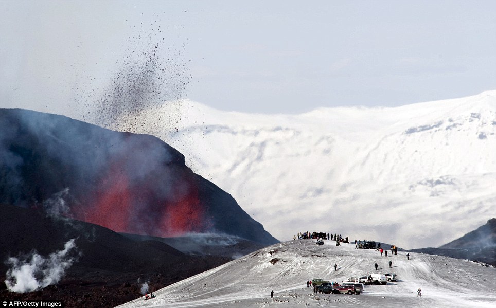 iceland volcano. from Icelandic volcano