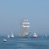 Fotografías del buque escuela "Juan Sebastián Elcano" en Avilés 