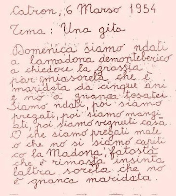 lettera 1954