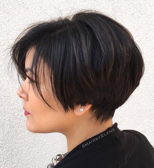 cute short hairstyles for thick hair