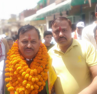 BJP कानपुर के सांसद प्रत्याशी रमेश अवस्थी के समर्थन में भाजपा जूही मंडल किसान मोर्चा