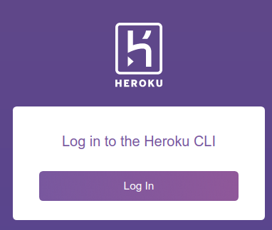 Heroku CLI login