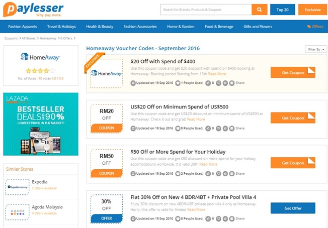 paylesser.homeaway coupon
