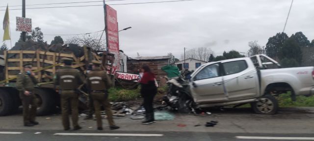 Fatal accidente de tránsito en la Ruta 5 Sur