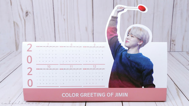 Color Greetings of Jimin | Pop-Up Desk Calendar