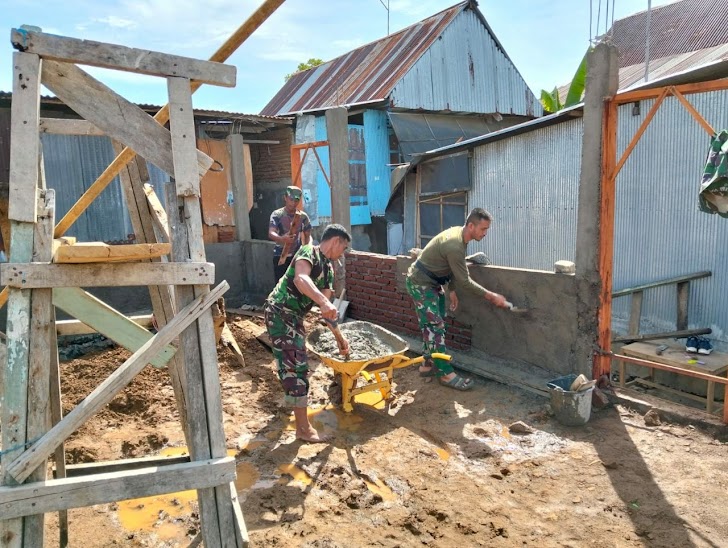 Wujud Kepedulian, Kodim 1426 Takalar Gandeng Baznas Rehab Rumah Tidak Layak Huni (RTLH)