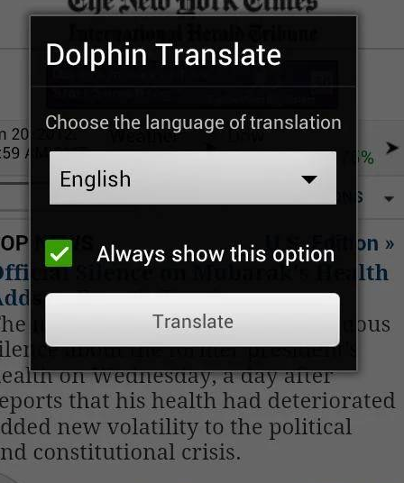 Dolphin Translate