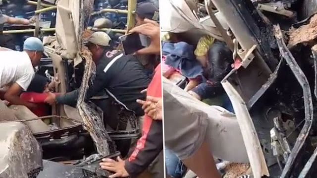 Video Menegangkan Kecelakaan Maut Di Cimande, Bogor