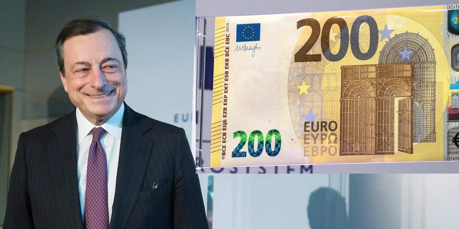 Mario Draghi regala 200 euro
