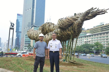 Instalasi Bambu Senilai Rp 550 Juta Hanya Tahan 6-12 Bulan, Ini Klarifikasi Anies. Jangan Kaget Ya!