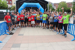 primera carrera de orientación en las fiestas de Barakaldo