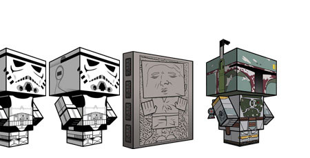 Han Solo Carbonite Papercraft