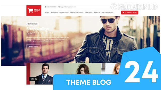 Template Blogger Toko Online Gratis - Template Blogger Responsive Premium Tanpa Cart