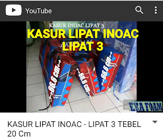 Kasur lipat inoac lipat 3