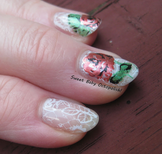 Clear Jelly Stamper 05 Renaissance Rose