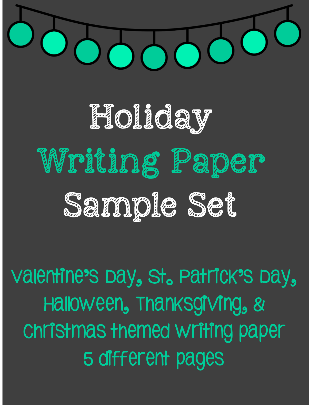 http://www.teacherspayteachers.com/Product/Holiday-Writing-Paper-Sample-Set-FREE-1391479