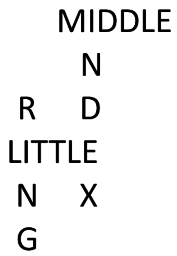 Dingbats: Between the Lines Level 4 Answers (Text Only)