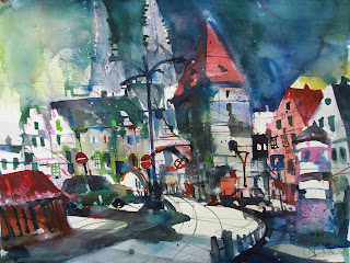 Aquarell auf Bütten, 56 x 76 cm, von: Andreas Mattern ©