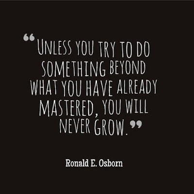 #quote unless you do something beyond what you have already mastered you will never grow Osborn image