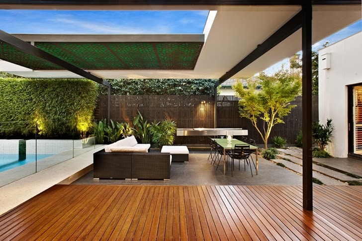 World of Architecture: Beautiful Modern Backyard by Cos Design