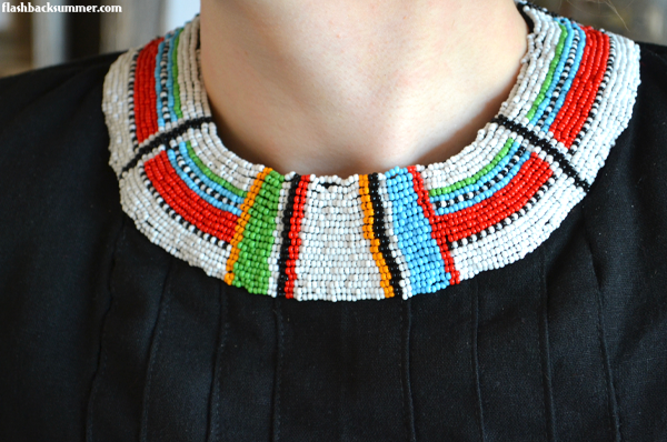 Flashback Summer: Maasai-Inspired 1940s Blouse