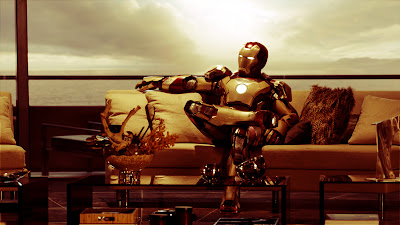 Iron Man 3 on Sofa HD Wallpaper