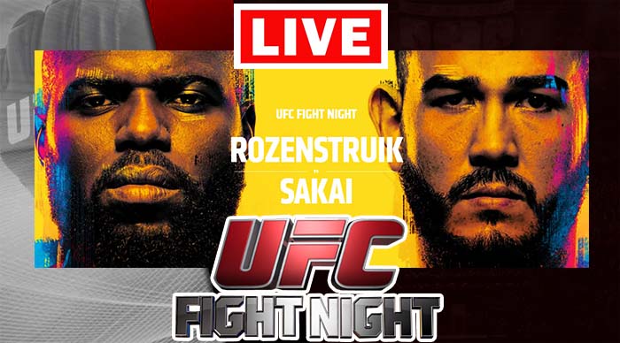 Rozenstruik y Sakai será la pelea estelar de la UFC.