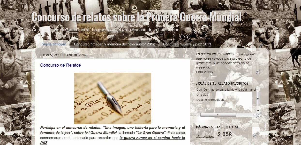 http://concursoderelatoslagranguerra.blogspot.com.es/