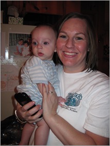 Campbell and Momma- Mamaw and Papaw's house