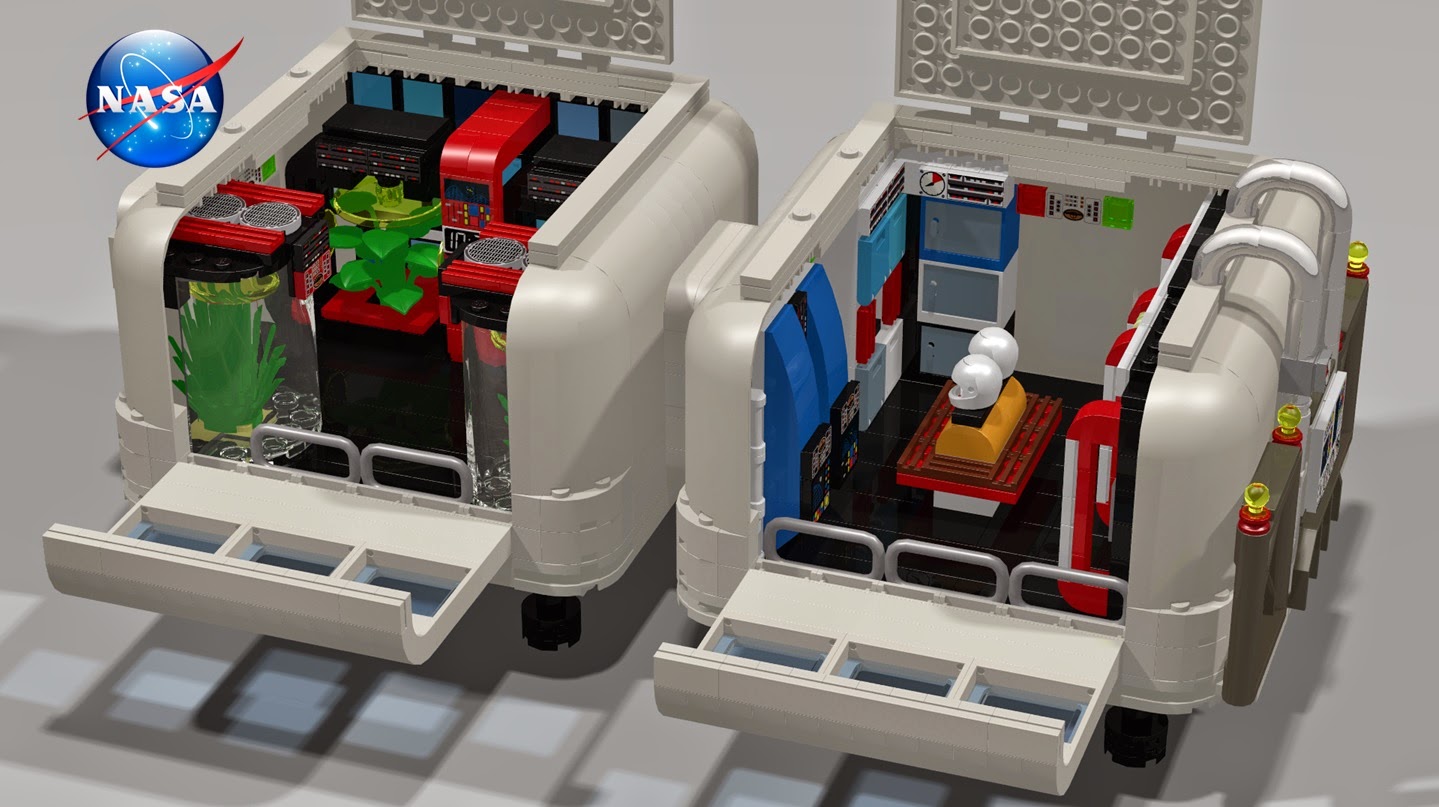 LEGO Mars base