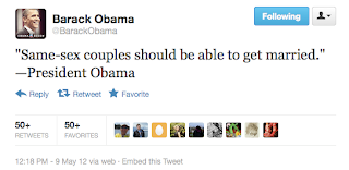 Obama’s same-sex marriage tweet goes viral
