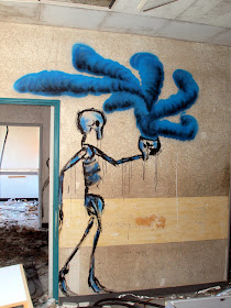 jiemve, dessin, squelette, fumée