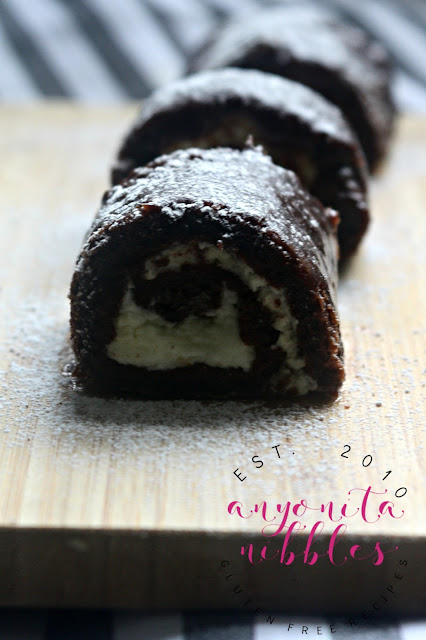 Gluten free chocolate roulade recipe