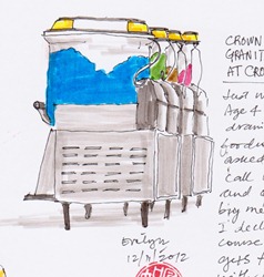 Granita machine drawing