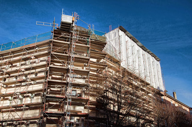 Baustelle Bernhard-Lichtenberg-Straße / Eugen-Schönhaar-Straße, 10407 Berlin, 07.01.2014