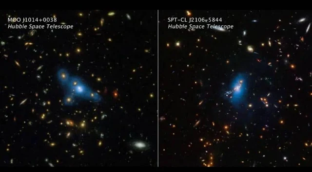 El telescopio espacial hubble hizo un descubrimiento sobre más luces fantasma entre las galaxias