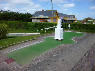 Arnold Palmer Crazy Golf course in Exmouth, Devon