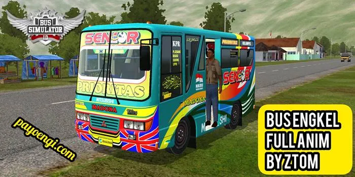 download mod bussid engkel full anim terbaru