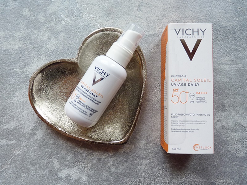 Vichy Capital Soleil UV-AGE DAILY lekki fluid przeciw oznakom fotostarzenia SPF 50+