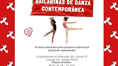 CASTING CALL PERU: Se buscan BAILARINAS de DANZA CONTEMPORÁNEA para proyecto audiovisual