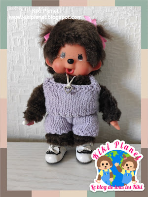 kiki Monchhichi tricot short handmade