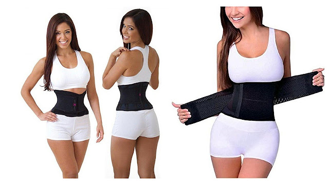 BoldnYoung stylish slim tummy waist shaper tummy tucker belt XL size black