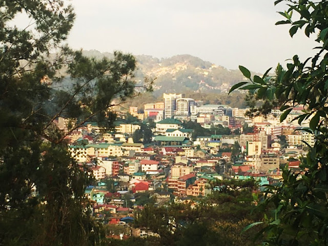 Baguio City View - You get a good glimpse of Baguio City from Our Lady of Lourdes Grotto