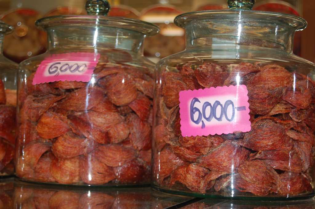 Bird Nest Sold At a Specialty Products Shop in Hatyai, Thailand