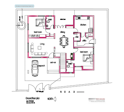 Modern house plan - 2800 Sq. Ft