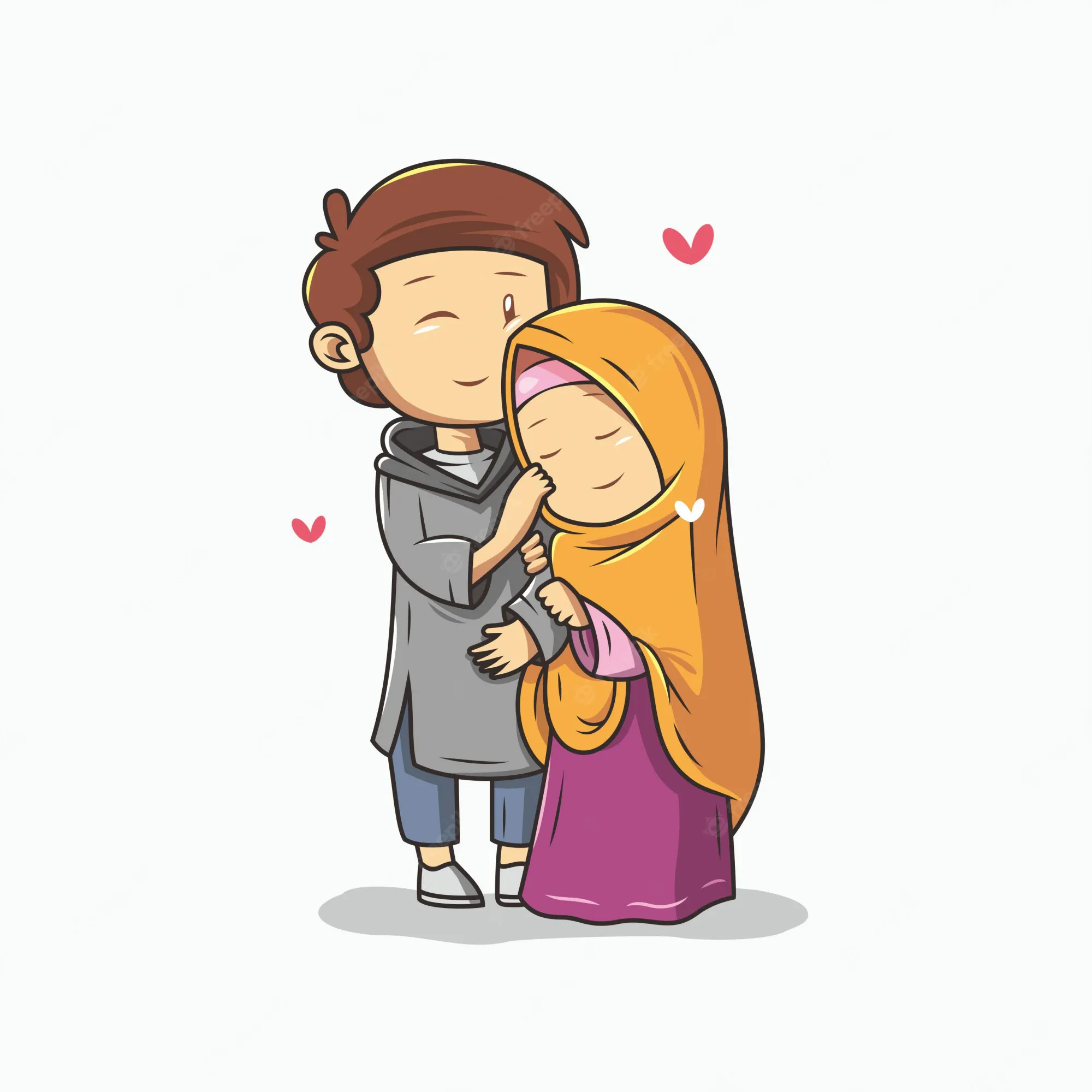 Islamic Cartoon Couple Pics - Romantic Islamic Couple Pics - Islamic Couple Status - Islamic Couple Pictures - Islamic Couple Pictures - NeotericIT.com