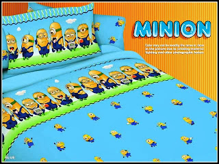 Sprei Renette Motif Anak Minion